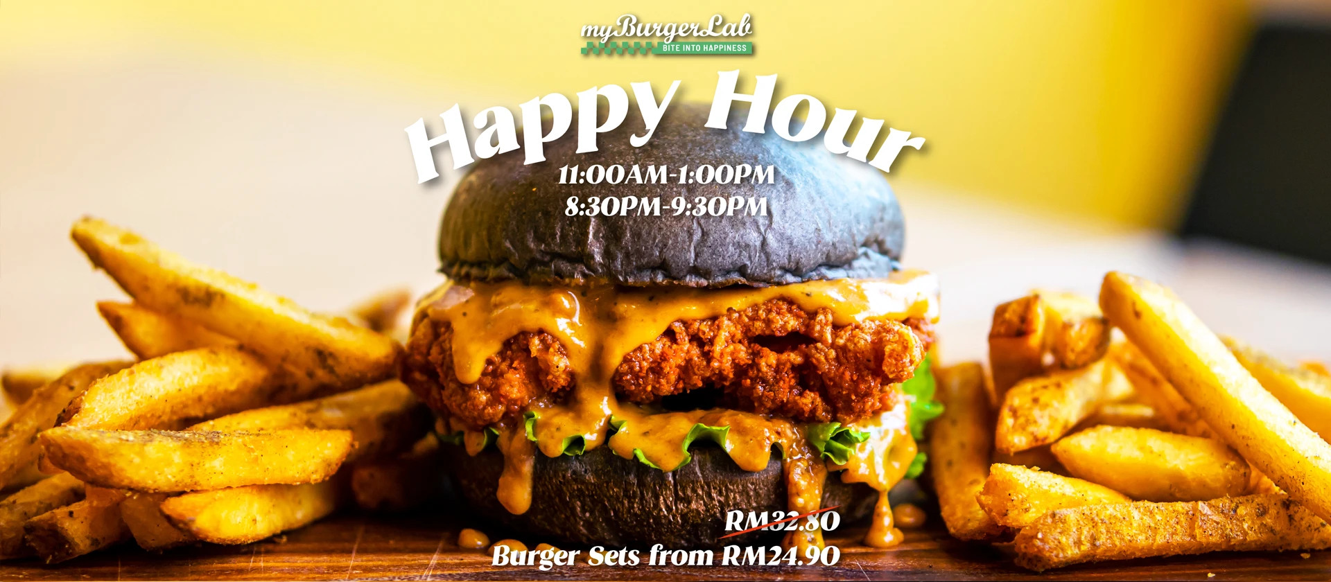 Happy Hour Deal! | my Burger Lab | Est. 2012