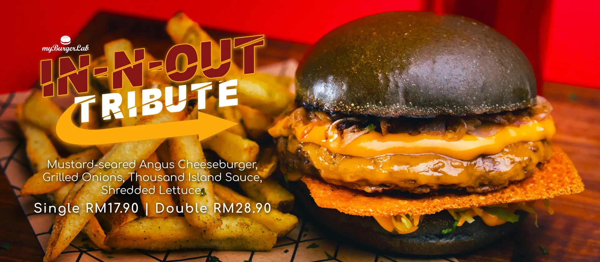 Inspired by 🍔 legends In-N-Out,
    Forged on the griddles of Kuala Lumpur